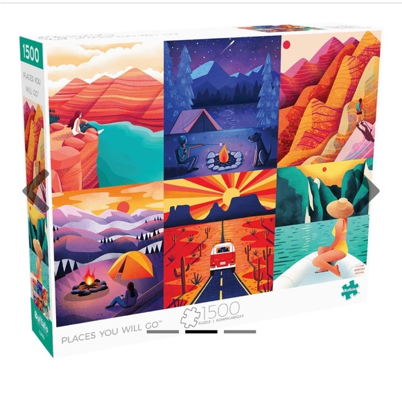 Buffalo Games Places You Will Go 1500 piece Puzzle - Picture 2 of 5